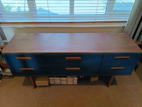 Mid century wooden sideboard - century,