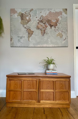 Mid century low teak - century,