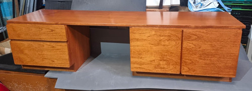 Vintage teak media unit mid - media,