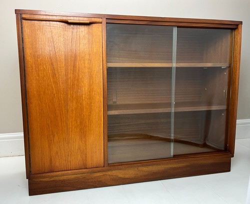 Mid century teak - mid, glass